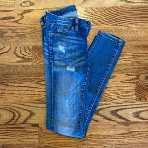 Blank NYC distressed skinny jeans 25